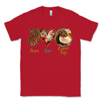 Red Peace Love Guinea Pigs Classic Tee - Jasminsmagicworld