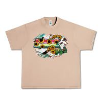 Burro Massachusetts State Map Urban Heavy Tee - RanaPortraitStore