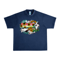 Navy Massachusetts State Map Urban Heavy Tee - RanaPortraitStore