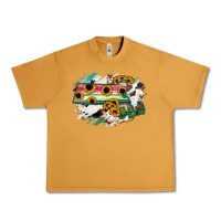Peanut Butter Massachusetts State Map Urban Heavy Tee - RanaPortraitStore