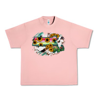 Salmon Massachusetts State Map Urban Heavy Tee - RanaPortraitStore