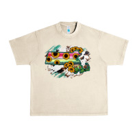 Sandshell Massachusetts State Map Urban Heavy Tee - RanaPortraitStore