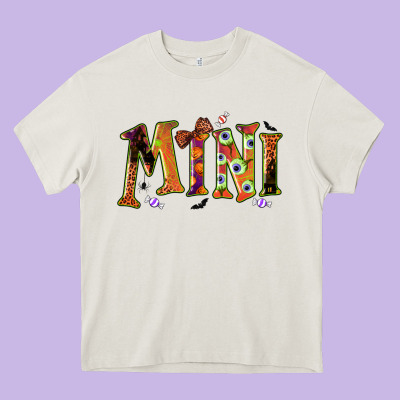 Halloween Mini Heavy Core Tee Designed By Bundleandbundleshop