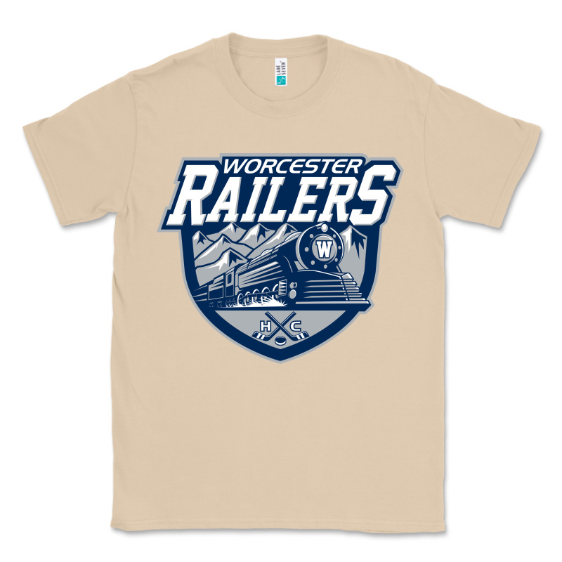 Worcester Railers Classic Tee by DesigneFamous | Teevron