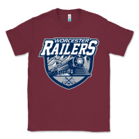 Burgundy worcester railers Classic Tee - DesigneFamous