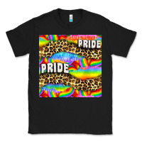 Black Pride lgbtq leopard with love and rainbow seamless Classic Tee - BundleAndBundleShop