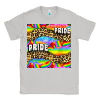 Moon Dust Pride lgbtq leopard with love and rainbow seamless Classic Tee - BundleAndBundleShop