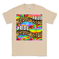 Mushroom Pride lgbtq leopard with love and rainbow seamless Classic Tee - BundleAndBundleShop