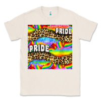 Natural Pride lgbtq leopard with love and rainbow seamless Classic Tee - BundleAndBundleShop