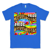 True Royal Pride lgbtq leopard with love and rainbow seamless Classic Tee - BundleAndBundleShop