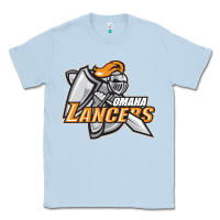 Dusty Blue omaha lancers Classic Tee - DesigneFamous