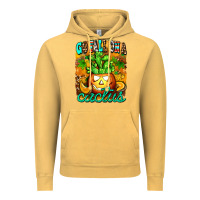 Vintage Mustard go fall on a cactus Vintage Hoodie - AdoDesignShop