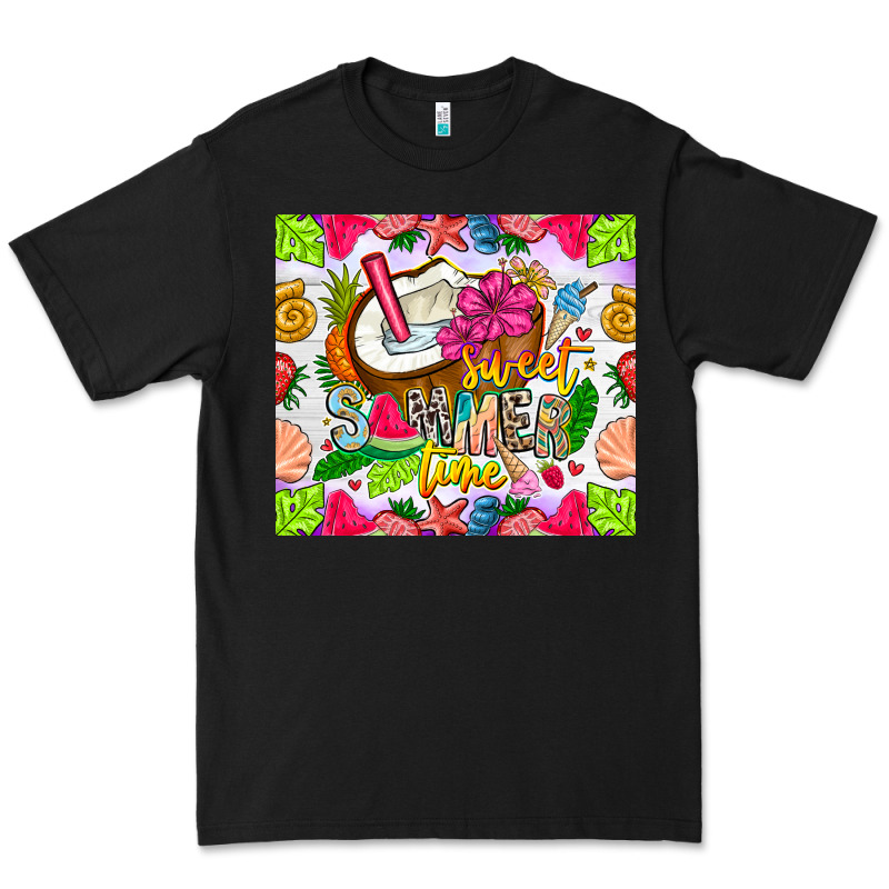 Summer Time Premium Tee by CowhideDigitalArt | Teevron