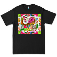 Black summer time Premium Tee - CowhideDigitalArt