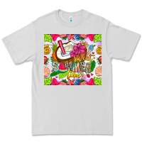 Dove Grey summer time Premium Tee - CowhideDigitalArt