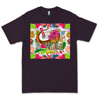 Plum summer time Premium Tee - CowhideDigitalArt