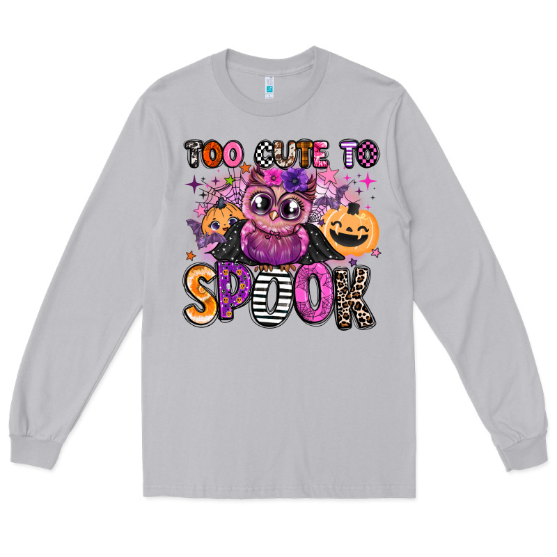 Wicked Cute Too Cute To Spook Long Sleeve Tee by BarkalooDesign | Teevron