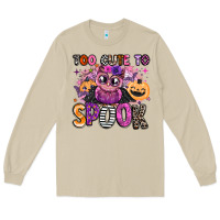 Mushroom wicked cute too cute to spook Long Sleeve Tee - BarkalooDesign