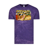 Cloud Purple feed me street food and tell me im pretty Vintage Tee - RacoonDesign