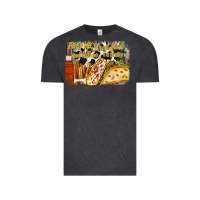 Vintage Black feed me street food and tell me im pretty Vintage Tee - RacoonDesign