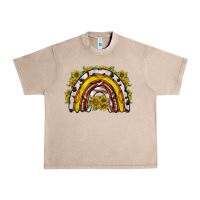 French Oak sunflower sports rainbow Urban Heavy Tee - RacoonDesign