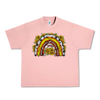 Salmon sunflower sports rainbow Urban Heavy Tee - RacoonDesign