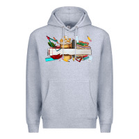 Heather Grey preview teachers name Premium Hoodie - AdoDesignShop