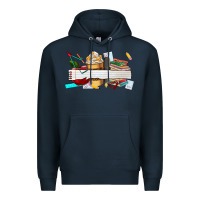 Navy preview teachers name Premium Hoodie - AdoDesignShop