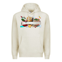 Oatmeal Heather preview teachers name Premium Hoodie - AdoDesignShop