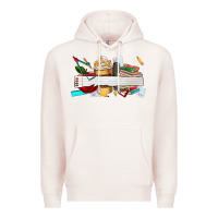 Pale Pink preview teachers name Premium Hoodie - AdoDesignShop