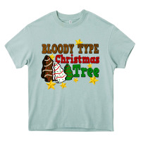 Bloody Type Christmas Tree Heavy Core Tee | Teevron