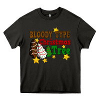 Asphalt Bloody Type Christmas Tree Heavy Core Tee - FaDigitalArtStudio