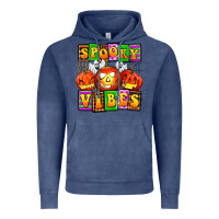 Vintage Denim spooky vibes Vintage Hoodie - AdoDesignShop