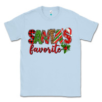 Dusty Blue Santa's Favorite Classic Tee - BundleAndBundleShop