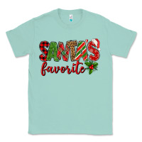 Seafoam Santa's Favorite Classic Tee - BundleAndBundleShop