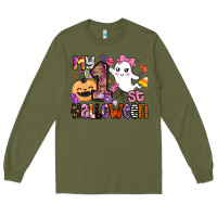 Army Green my 1st halloween Long Sleeve Tee - BarkalooDesign