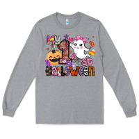 Heather Grey my 1st halloween Long Sleeve Tee - BarkalooDesign
