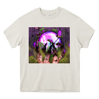 Cream witch hand tumbler Heavy Core Tee - BundleAndBundleShop