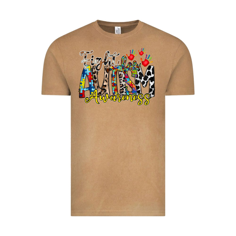 Fight For Autism Awareness Vintage Tee by RacoonDesign | Teevron