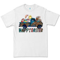 White Happy Easter truck Premium Tee - CowhideDigitalArt