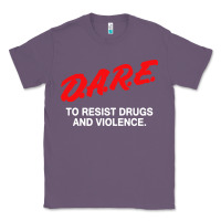 Lavender d a r e anti drugs Classic Tee - DesigneFamous