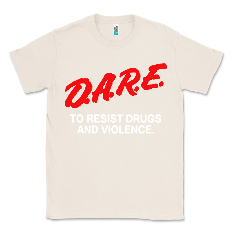 D A R E Anti Drugs Classic Tee by DesigneFamous | Teevron