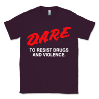 Plum d a r e anti drugs Classic Tee - DesigneFamous