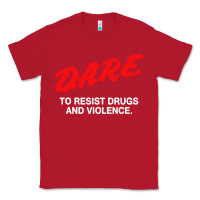 Red d a r e anti drugs Classic Tee - DesigneFamous