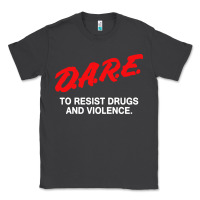 Smoke d a r e anti drugs Classic Tee - DesigneFamous