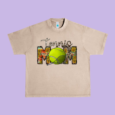 Tennis Mom Urban Heavy Tee Designed By Racoondesign