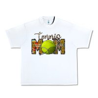 White tennis mom Urban Heavy Tee - RacoonDesign