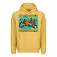 Antique Gold fall pumpkin tumbler Premium Hoodie - RanaPortraitStore