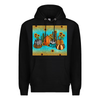 Black fall pumpkin tumbler Premium Hoodie - RanaPortraitStore