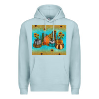 Blue Mist fall pumpkin tumbler Premium Hoodie - RanaPortraitStore